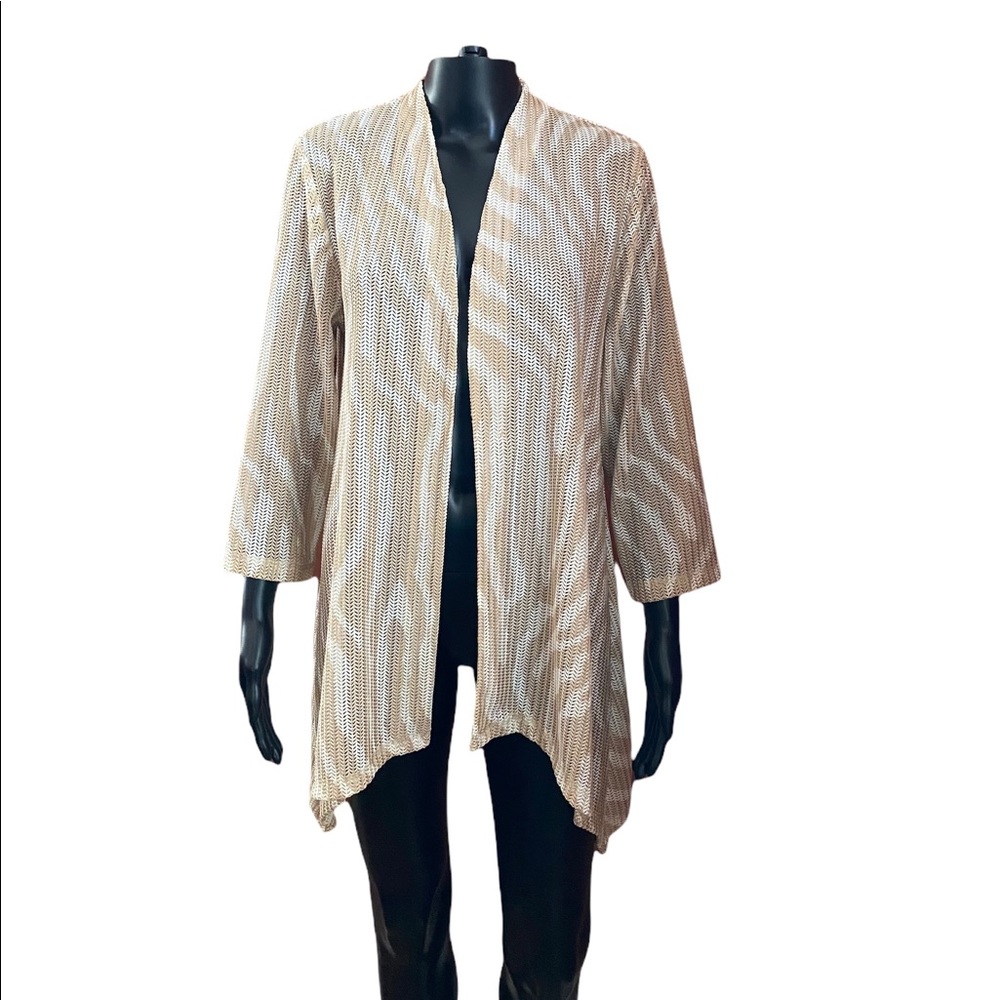 Chico’s Traveler’s Collection Sheer Mesh Top